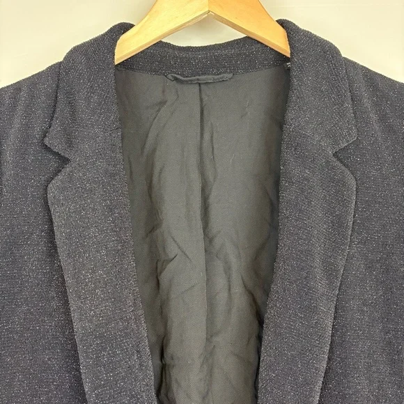 ALLSAINTS Aleida Shimmer Blazer Black Sz 6 - Picture 6 of 16